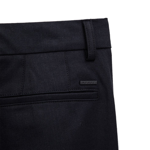 Norse Projects Benn Relaxed Cotton Wool Twill Pleated Trouser Black N25-03959999 Degli Uberti